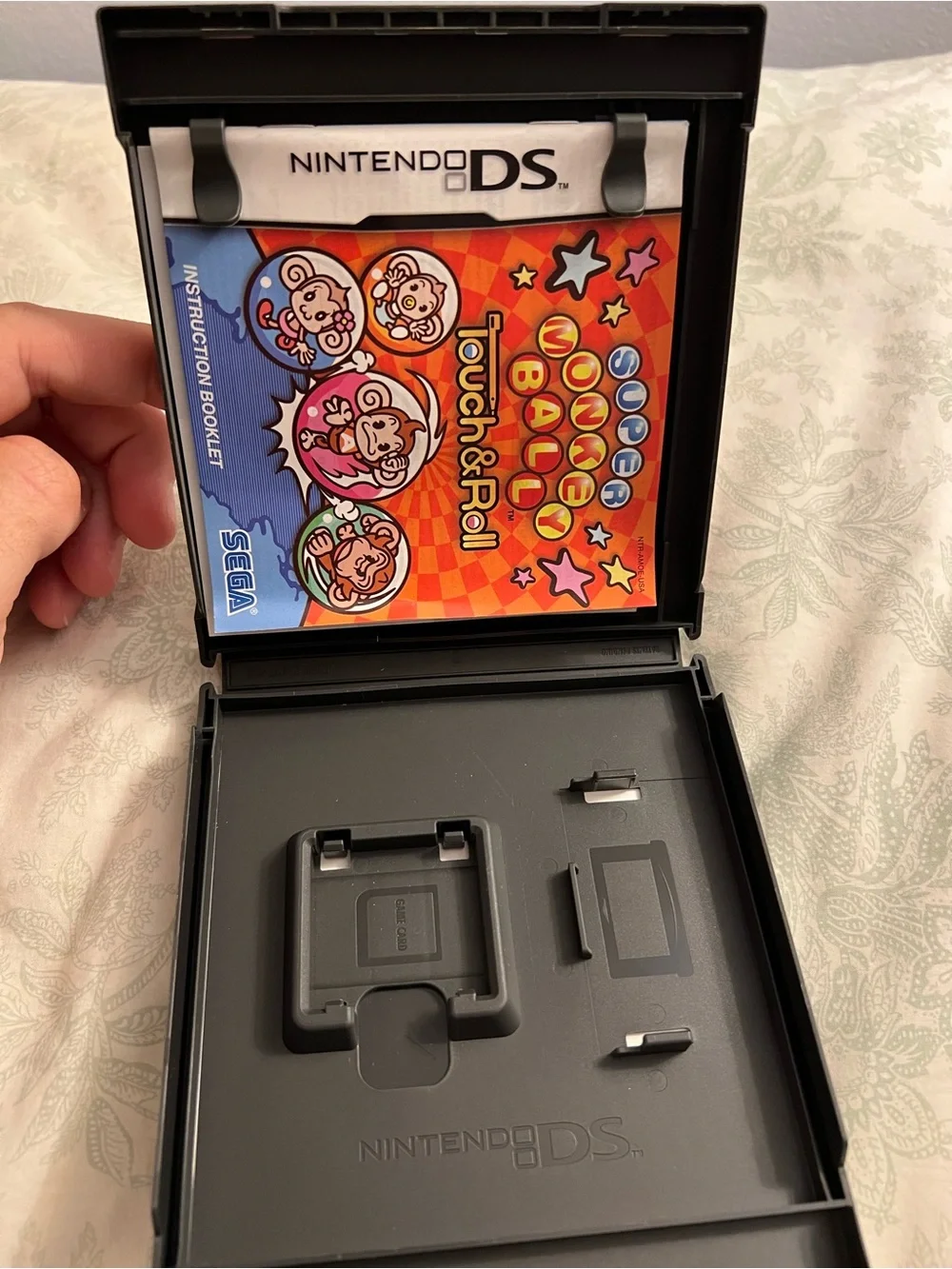 CASE ONLY - Super Monkey Ball: Touch & Roll (Nintendo DS) - SEGA - Orange/Red